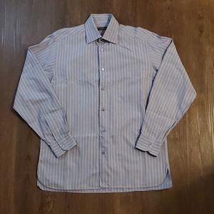 Ermenegildo Zegna Mens Button Dress Shirt Size Medium